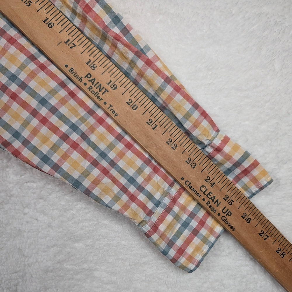 J Crew Shirt Mens XL Multicolor Check Flex Washed Classic LS Button Down NEW - Picture 7 of 10